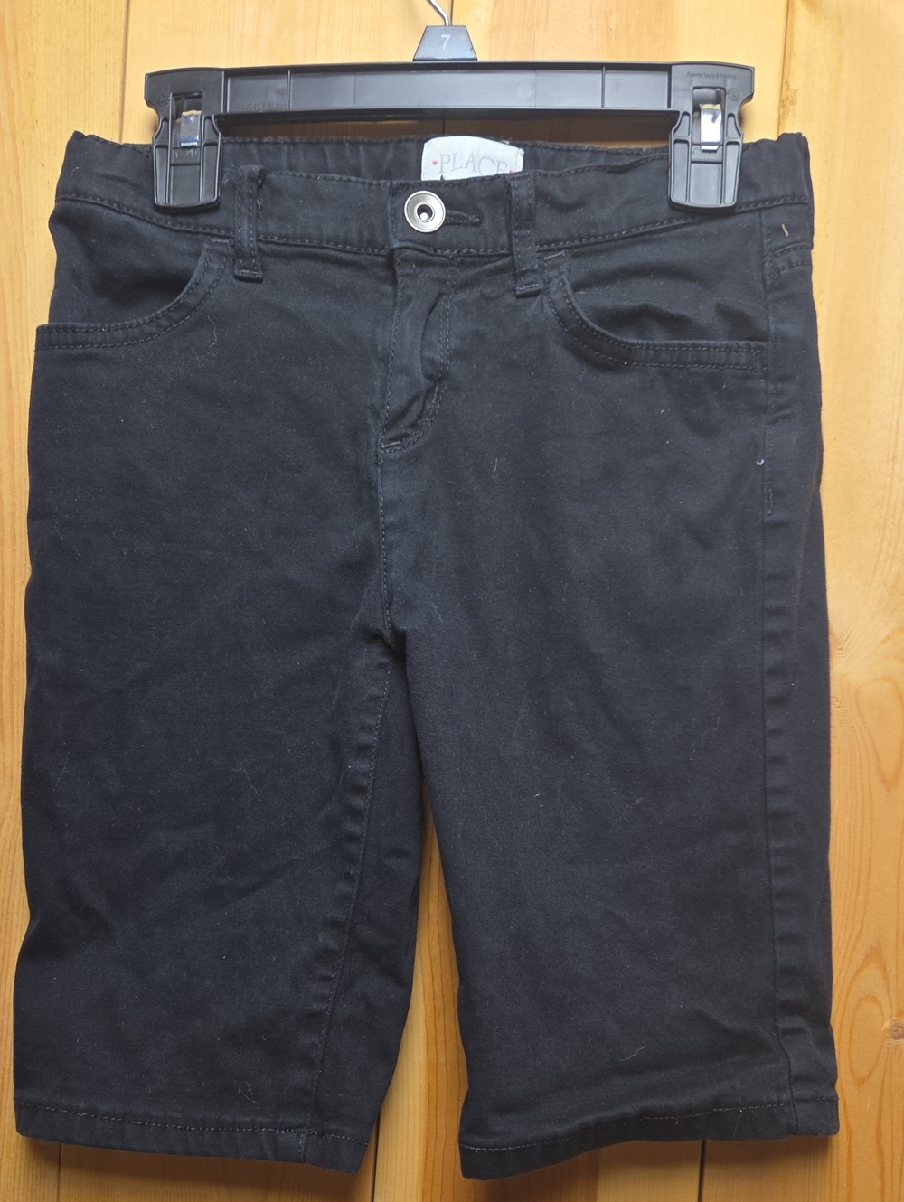 The Children's Place Black Boyfriend Bermuda Jeans
